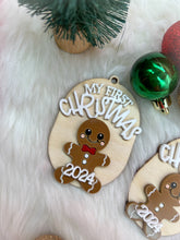 Load image into Gallery viewer, Gingy’s First Christmas Ornament
