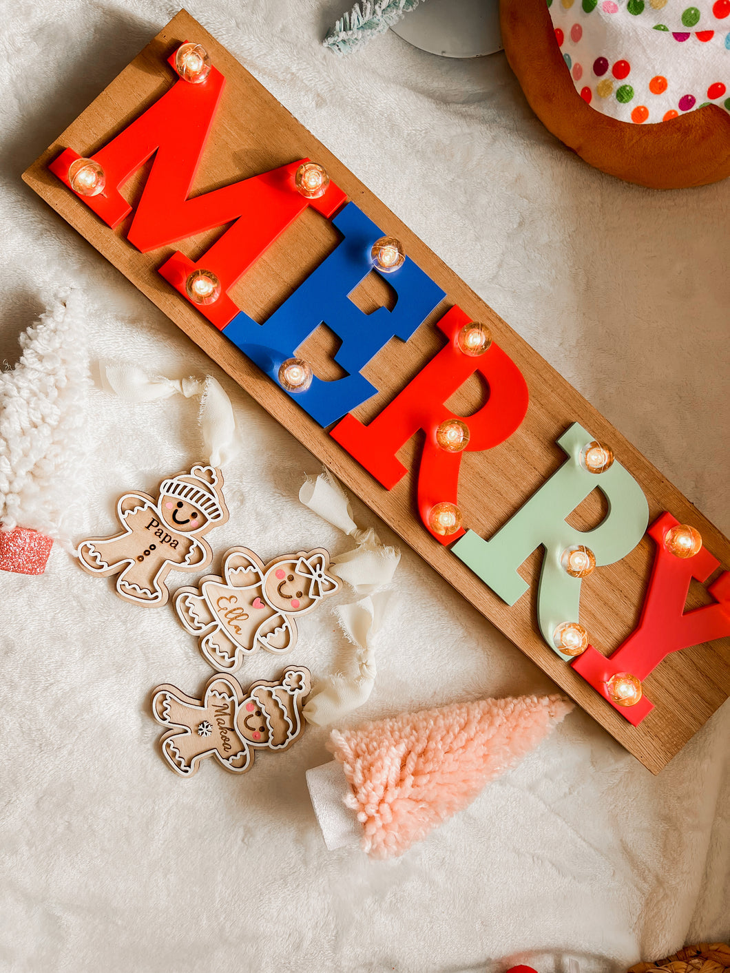 Gingerbread Pal’s Ornaments